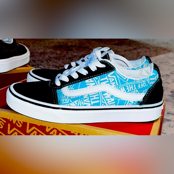 **SOLD** Vans Old Skool (Teal/Black/White), Wmn’s Size 6 / Youth 4.5: $30 - Picture 6 of 10